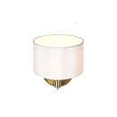 Trio 214470108 Wandleuchte Cassio 1x40W | E27 - Messing, weiß