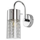 Rabalux 2194 Badezimmer-Wandleuchte Niagara 1x40W | E14 | IP44 - transparent, Chrom