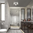 Rabalux 2195 Badezimmer-Deckeneinbauleuchte Niagara 3x40W | E14 | IP44 - transparent, Chrom