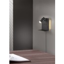 TRIO 222570232 Element Wandleuchte LED 1x3W 240L 3000K USB-Anschluss
