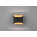 Trio 224810132 LED Wandbeleuchtung Arino 1x4,3w | 400lm | 3000K - 3-Phasen-Dimmen, Holz, schwarz