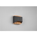 Trio 224810132 LED Wandbeleuchtung Arino 1x4,3w | 400lm | 3000K - 3-Phasen-Dimmen, Holz, schwarz