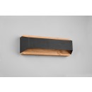 Trio 224819132 LED Wandbeleuchtung Arino 1x13,5W | 1500lm | 3000K - 3-Phasen-Dimmen, Holz, schwarz