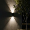 Ideal Lux 236858 Spotleuchte Außenwandleuchte Gun 2x60W | E27 | IP54 - anthrazit