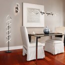 Trio 241810205 LED-Wandleuchte Sequence 1x22W | 2800lm | 2300K+3000K+4000K - DIP-Schalter, 3-Phasen-Dimmung, Aluminium
