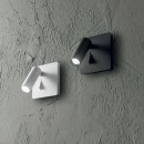 Ideal Lux 250137 LED Wandleuchte mit Schalter Lite 1x3W | 3000K - Aluminium