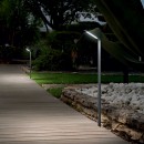 Ideal Lux 254319 LED Sockelleuchte Agos Big 1x6,5w | 600lm | 3000k | IP54 - Anthrazit