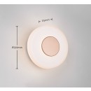 Trio T254910165 LED Wandleuchte CELESTE  | 10W integrierte LED-Quelle | 1100lm | 3000K