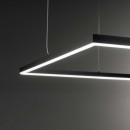 Ideal Lux 259154 LED Hängende Deckenleuchte Oracle Slim 1x33w | 2650lm | 3000k - weiß
