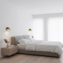 Ideal Lux 260624 LED Wandlampe Bean 1x35w | 220lm | 3000K - Netzschalter auf Körper Messing