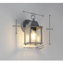 Trio T262260142 Außenwandleuchte MIRANDE  E27