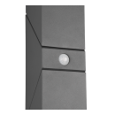 Trio 270669242 LED-Außenwandleuchte mit Bewegungsmelder Avon 2x6W | 1600lm | 3000K | IP54 - verstellbare Orientierungsleuchte, anthrazit