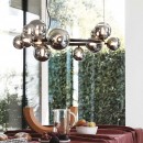 Ideal Lux 271385 Hängende Deckenleuchte Perlage SP14 14x15W | G9 - schwarz