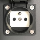 Lucide 27849/02/29 Gartensäule mit Steckdosen Powerpoint 2x230V