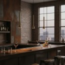 Ideal Lux 279794 LED Hängende Deckenleuchte Diesis SP 1x7w | 660lm | 3000k - Messing