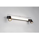 Trio T281470332 LED Wandleuchte über dem Spiegel ENRICO | 7W integrierte LED-Quelle | 620lm | 2300+3000+4000K