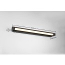 Trio T284779132 LED Wandleuchte über dem Spiegel FABRIZIO  | 16W integrierte LED-Quelle | 1700lm | 2300+3000+4000K