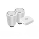 Immax NEO 07732B Set 2x Thermostatkopf Smart + NEO Bridge für V2 2xAA - ZigBee 30, weiß