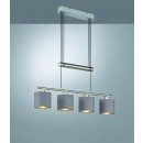TRIO 305400441 Garda Hängeleuchte E14 4x28W