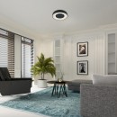 Rabalux 3082 LED-Deckenleuchte CEILO 1x38w | 3200lm | 3000-6500K - dimmbare, Fernbedienung, schwarz