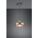 Trio 309500167 Hängende Deckenleuchte Gaya 1x28w | E27 - Antike Nickel