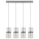 Rabalux 3156 Deckenleuchte Zelkova 4x40W | E27 - Aluminium