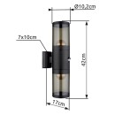 Globo 32014-2BSS Außenwandleuchte XELOO  E27