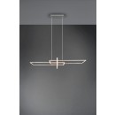 Trio 320310307 LED Hängende Deckenleuchte Salinas 1x34w | SMD | 4200lm | 3000K - 3-Phasen-Dimmen, mattes Nickel