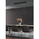 TRIO 321611132 LED Pendelleuchte Tubular 11x2,5W | 2420lm | 3000K | schwarz, 3-Phasen-dimmbar, - IP20