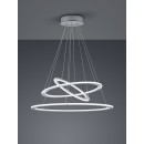 TRIO 321910307 LED Pendelleuchte Durban 1x75W | 8000LM | 3000K | IP20 - dimmbar - 3 Phasen, Nickel