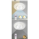 Rabalux 3254 LED-Deckenleuchte Tornado 1x26W | 1660lm | 4000K - Sterneffekt, Chrom