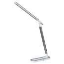 Rabalux 3349 LED Tischleuchte Misha 1x7w | 360-400lm | 4000k - dimmbar, weiß, silber