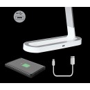 Rabalux 3349 LED Tischleuchte Misha 1x7w | 360-400lm | 4000k - dimmbar, weiß, silber