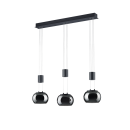 Trio 342010332 LED-Hänge-Deckenleuchte Madison 3x8W | 2700lm | 3000K - 3-Phasen-Dimmung, höhenverstellbar, schwarz