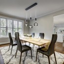 Trio 342010332 LED-Hänge-Deckenleuchte Madison 3x8W | 2700lm | 3000K - 3-Phasen-Dimmung, höhenverstellbar, schwarz