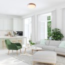 Rabalux 3527 LED-Deckenleuchte Maple 1x24w | 1890lm | 3000k - Holz, weiß