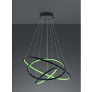 TRIO 352710342 LED Pendelleuchte Aaron 1x80W | 7000L | 3000-6000K | IP20 | RGBW - dimmbar, Fernbedienung, Memory-Funktion, Temperatureinstellung, Beleuchtungstechnik WiZ, anthrazit