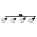 Rabalux 3537 Spotleuchte Belano 4x40w | E27 - schwarz