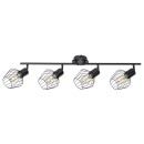 Rabalux 3537 Spotleuchte Belano 4x40w | E27 - schwarz