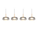 Trio T354910432 LED Pendelleuchte CELESTE  | 4x7,5W integrierte LED-Quelle | 4x750lm | 3000K