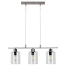 Rabalux 3580 Hängende Deckenleuchte Miroslaw 3x40w | E27 - Chrom, klar