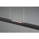 TRIO 375510432 LED Pendelleuchte Belfast 1x44W | 4400lm | 3000K | IP20 - 3-Phasen-dimmbar, obere/untere Beleuchtung, indirektes Licht, schwarz