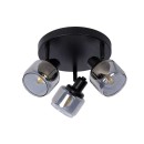 Lucide 77979/13/30 BJORN Deckenstrahler D380mm 3xE14 - schwarz
