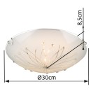 Globo 40402-2 Deckenleuchte Calero I 2x60W | E27