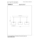 Lucide L104150399 Pendelleuchte TANSELLE  E27