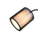 Trio 411400232 Stehleuchte Burton 1x60W+40W | E27+E14 - separate Schalter, weiß, schwarz