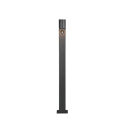 Trio 414260142 Gartenpfosten mit Bewegungsmelder Roya 1x35W | GU10 | IP44 - Anthrazit