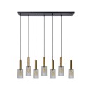 Lucide 45498/07/60 CORALIE Deckenleuchte 7xE27 - Messing