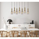 Lucide 45498/07/60 CORALIE Deckenleuchte 7xE27 - Messing