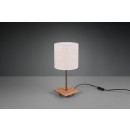 TRIO 502100130 Tischleuchte Elmau 1x40W | E14 | IP20 - Kabelschalter, Nickel, weiß